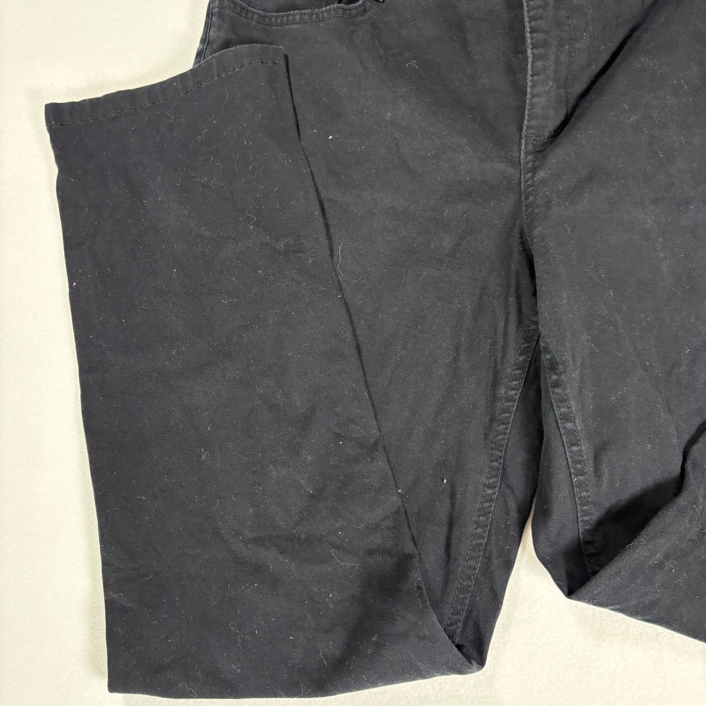 Laura Ashley Pants Women’s 14P Black Straight Leg Denim Jeans Petite