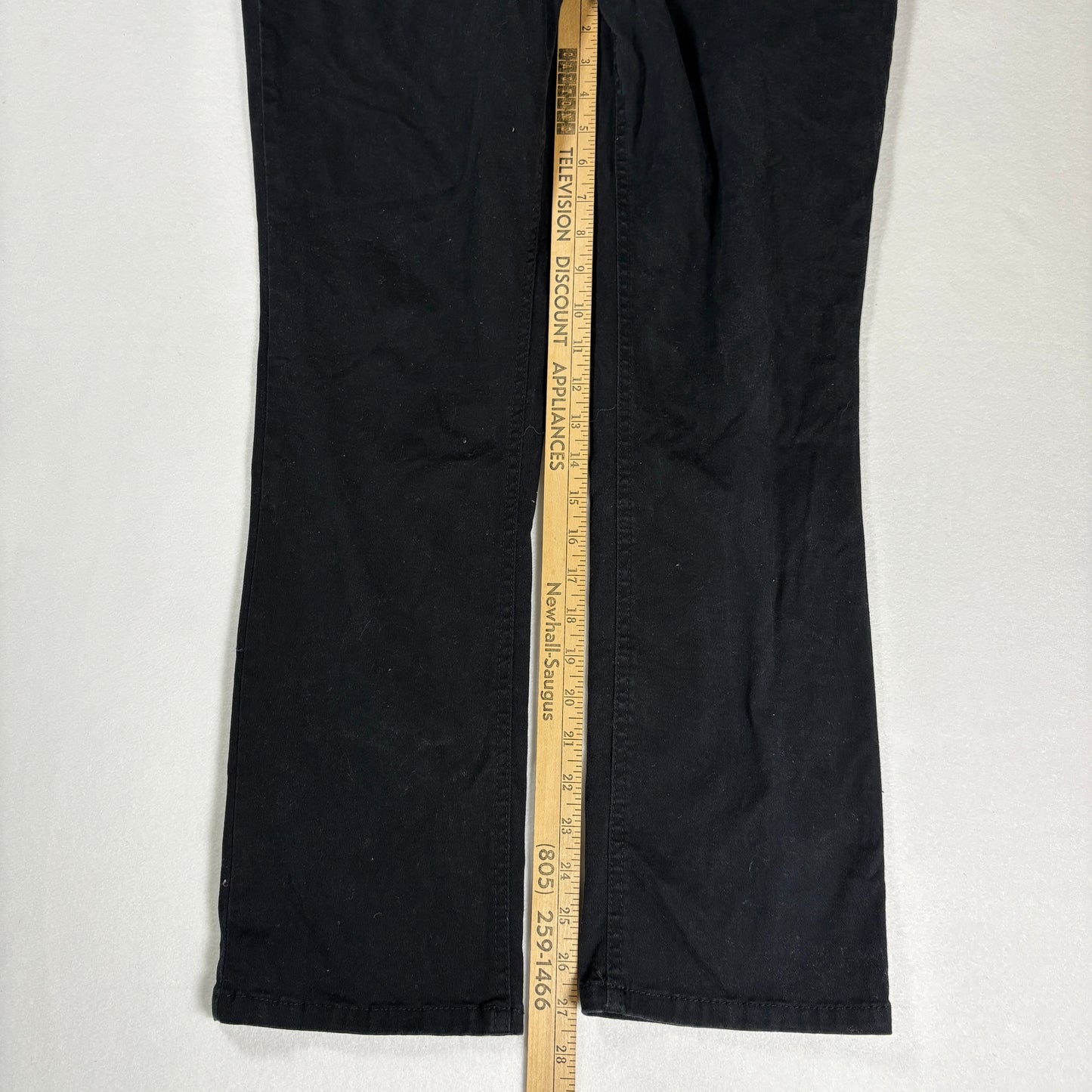 Laura Ashley Pants Women’s 14P Black Straight Leg Denim Jeans Petite