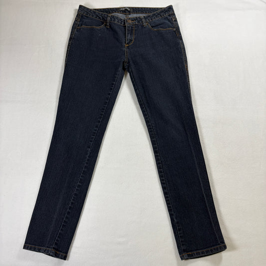 Kayden K Jeans Womens 11 Skinny Dark Wash Stretch Denim Classic Fit