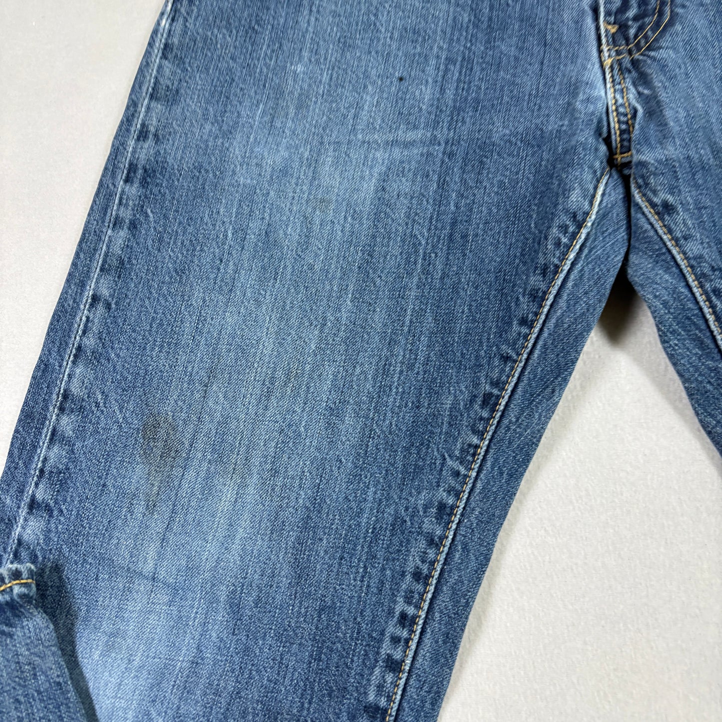 Levi’s Mens 505 Jeans 33x34 Blue Straight Leg Denim Vintage Y2K Workwear