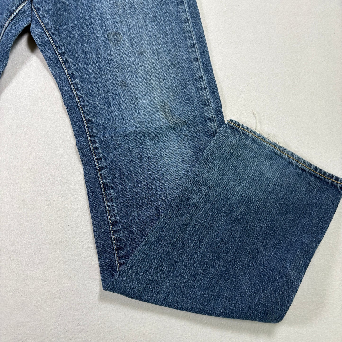 Levi’s Mens 505 Jeans 33x34 Blue Straight Leg Denim Vintage Y2K Workwear