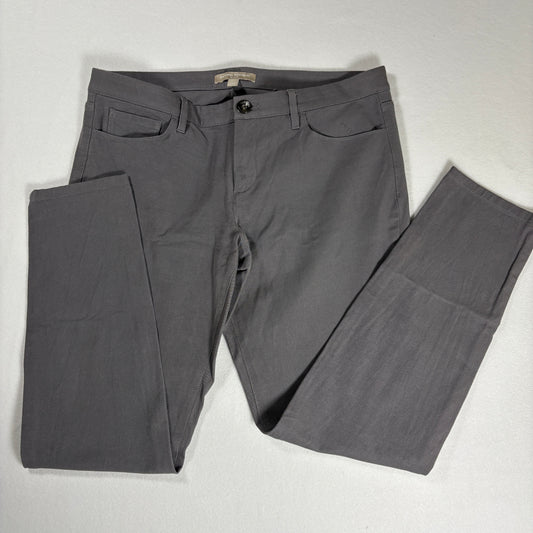 Banana Republic Sloan Pants Women’s 10 Gray Slim Straight Work Career Stretch