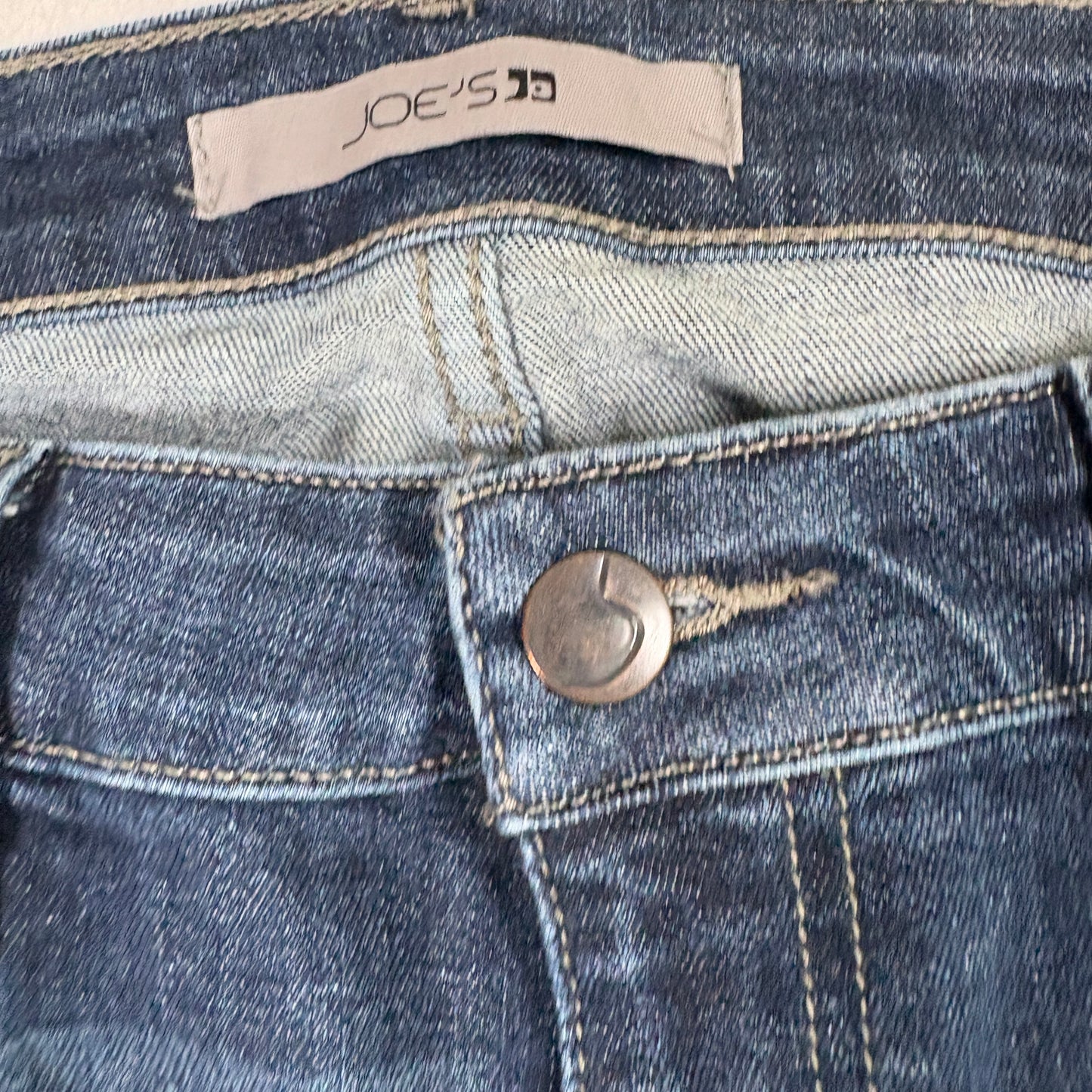 Joe’s Jeans Womens 29 Curvy Skinny Ankle Blue Denim Stretch High Rise Y2K