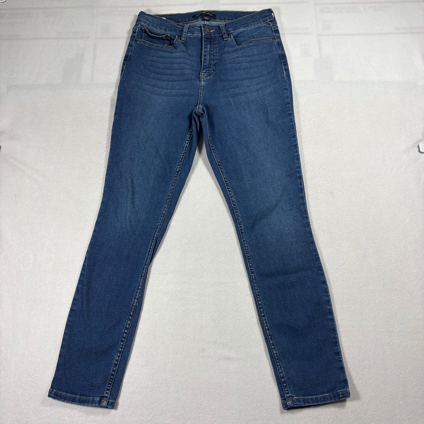 Calvin Klein Jeans Womens Size 10 Blue Skinny Stretch Denim Repreve Eco Fit