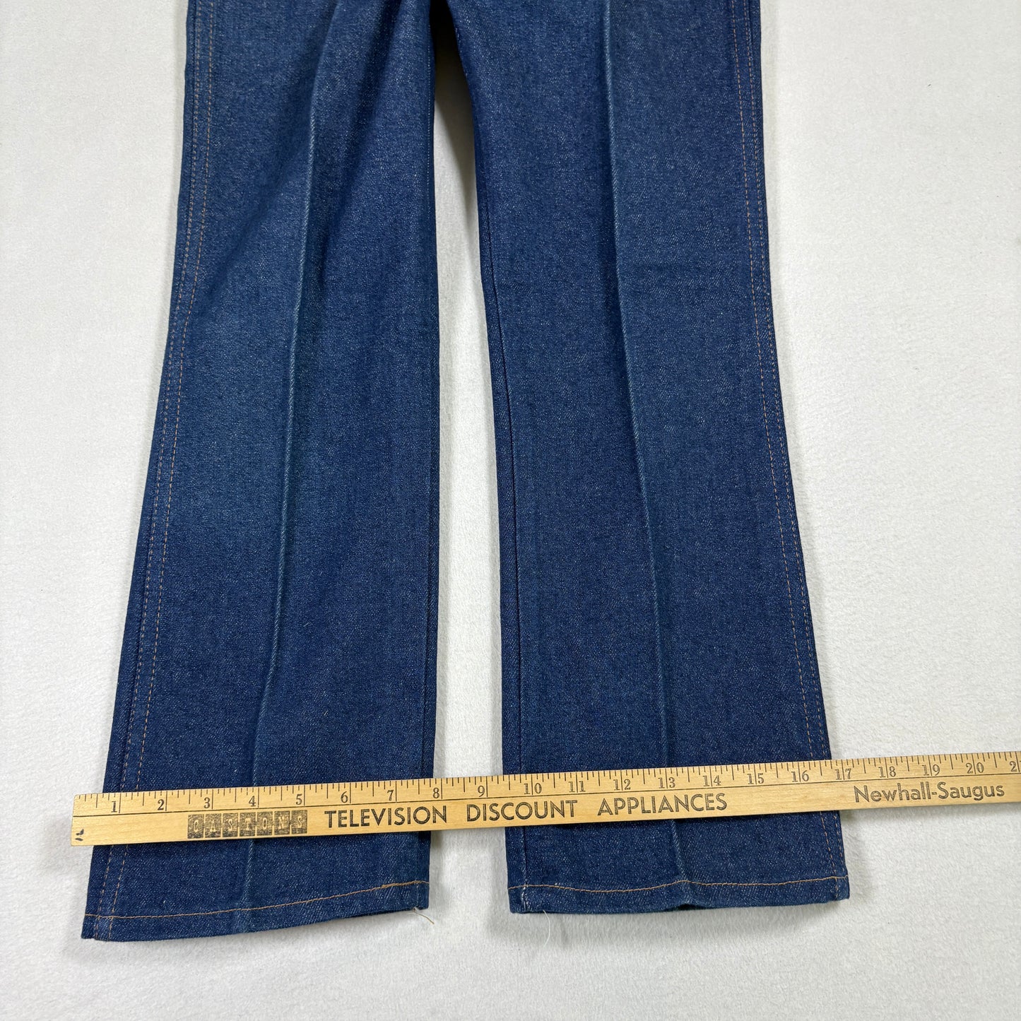 VTG Rustler by Wrangler Boys 10 Husky Jeans USA Made 28x24 Deadstock NOS NWT