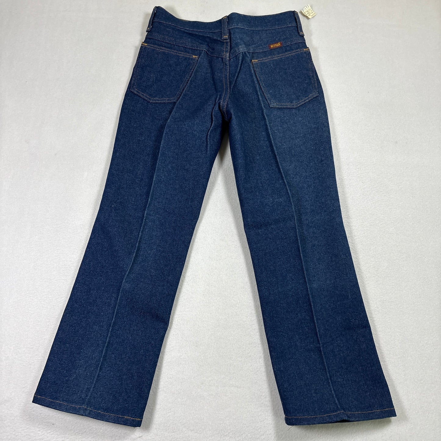 VTG Rustler by Wrangler Boys 10 Husky Jeans USA Made 28x24 Deadstock NOS NWT