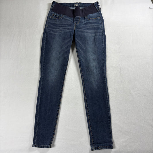 Levis Signature Maternity Jeans Womens Size S Blue Skinny Baby Bump Stretch FitX