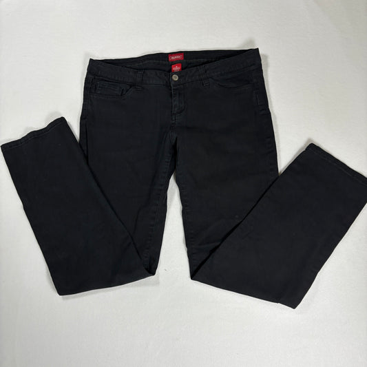 Dickies Women’s Black Pants Size 15 Straight Leg Stretch Cotton Blend Workwear