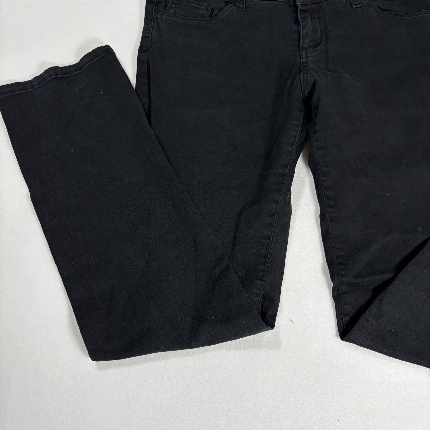 Dickies Women’s Black Pants Size 15 Straight Leg Stretch Cotton Blend Workwear