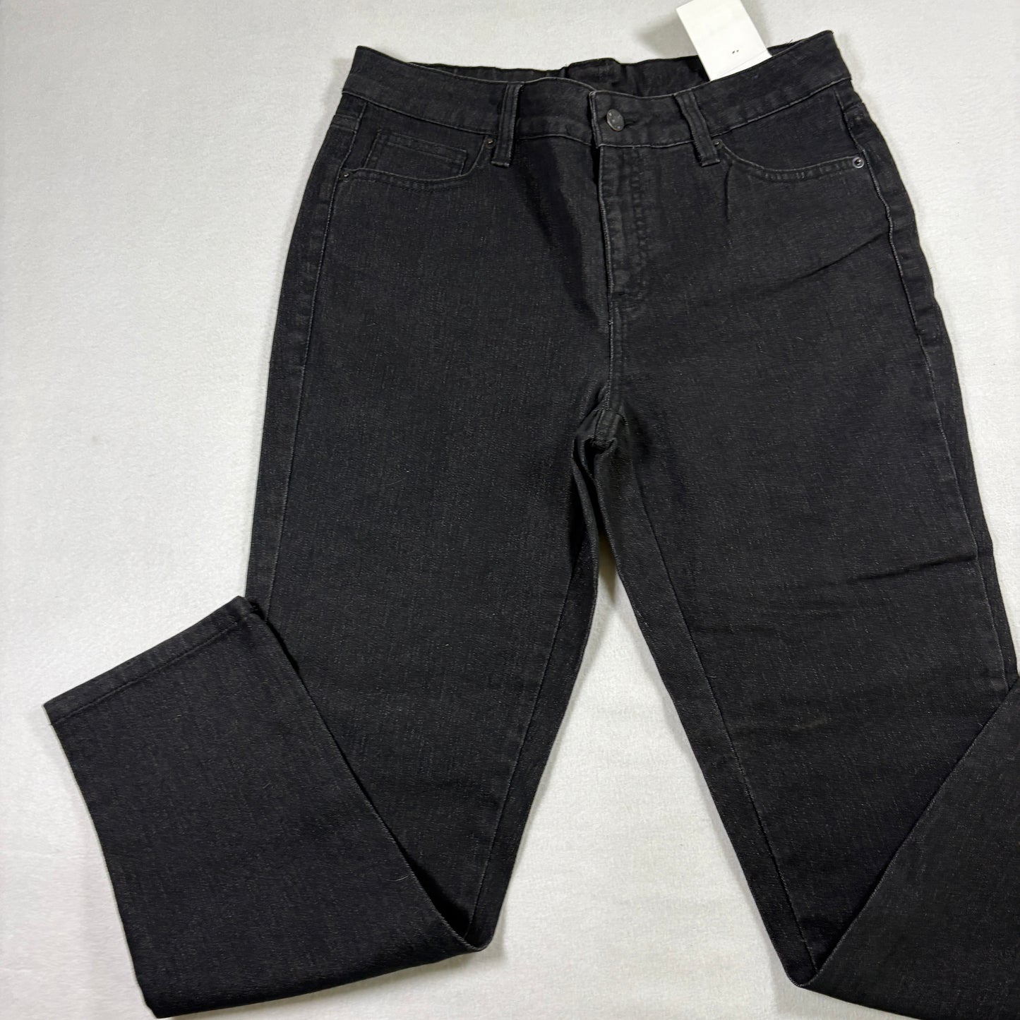 Basic Editions Womens Jeans 6 Black Denim Straight Stretch NWT Vintage Y2K Kmart