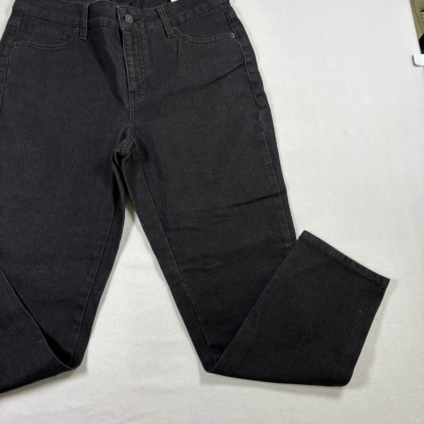 Basic Editions Womens Jeans 6 Black Denim Straight Stretch NWT Vintage Y2K Kmart