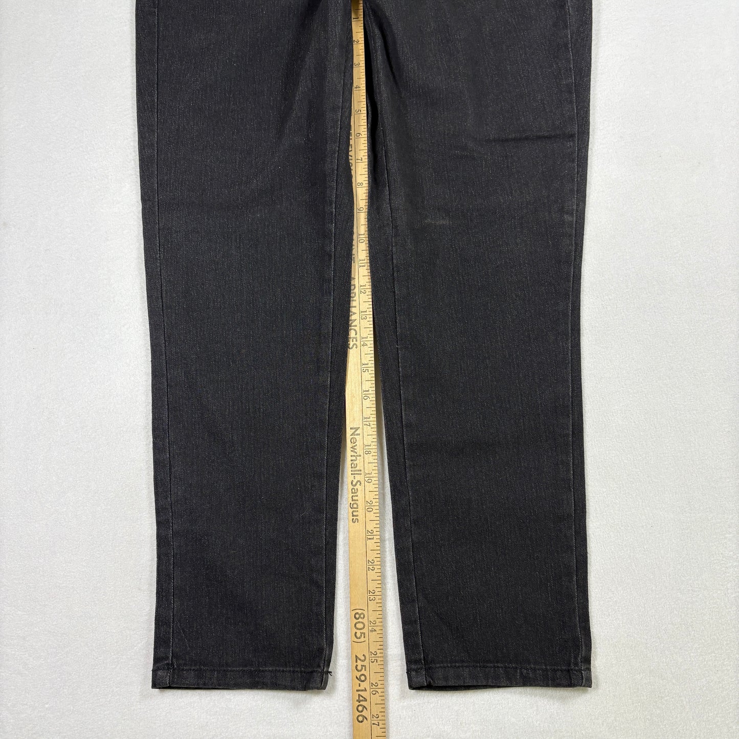 Basic Editions Womens Jeans 6 Black Denim Straight Stretch NWT Vintage Y2K Kmart