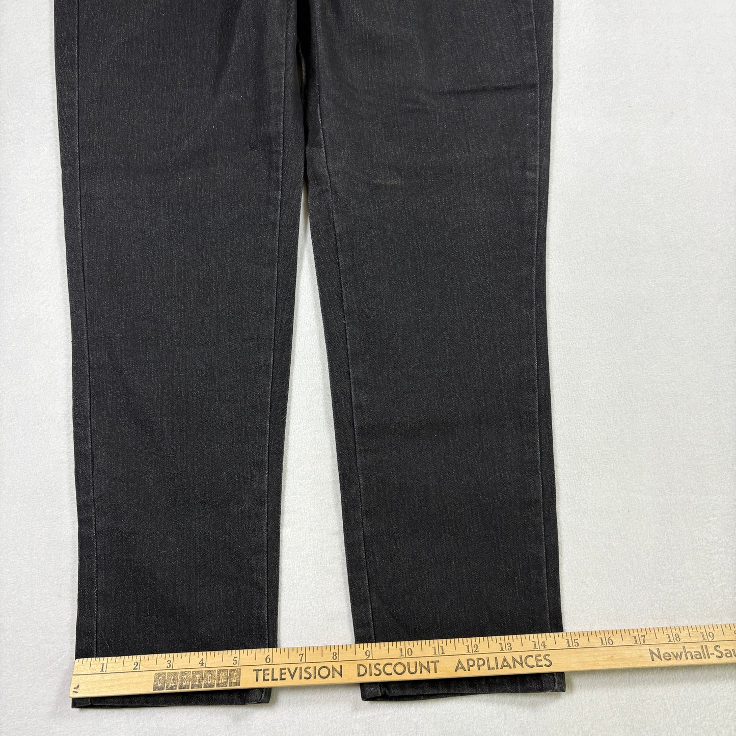 Basic Editions Womens Jeans 6 Black Denim Straight Stretch NWT Vintage Y2K Kmart