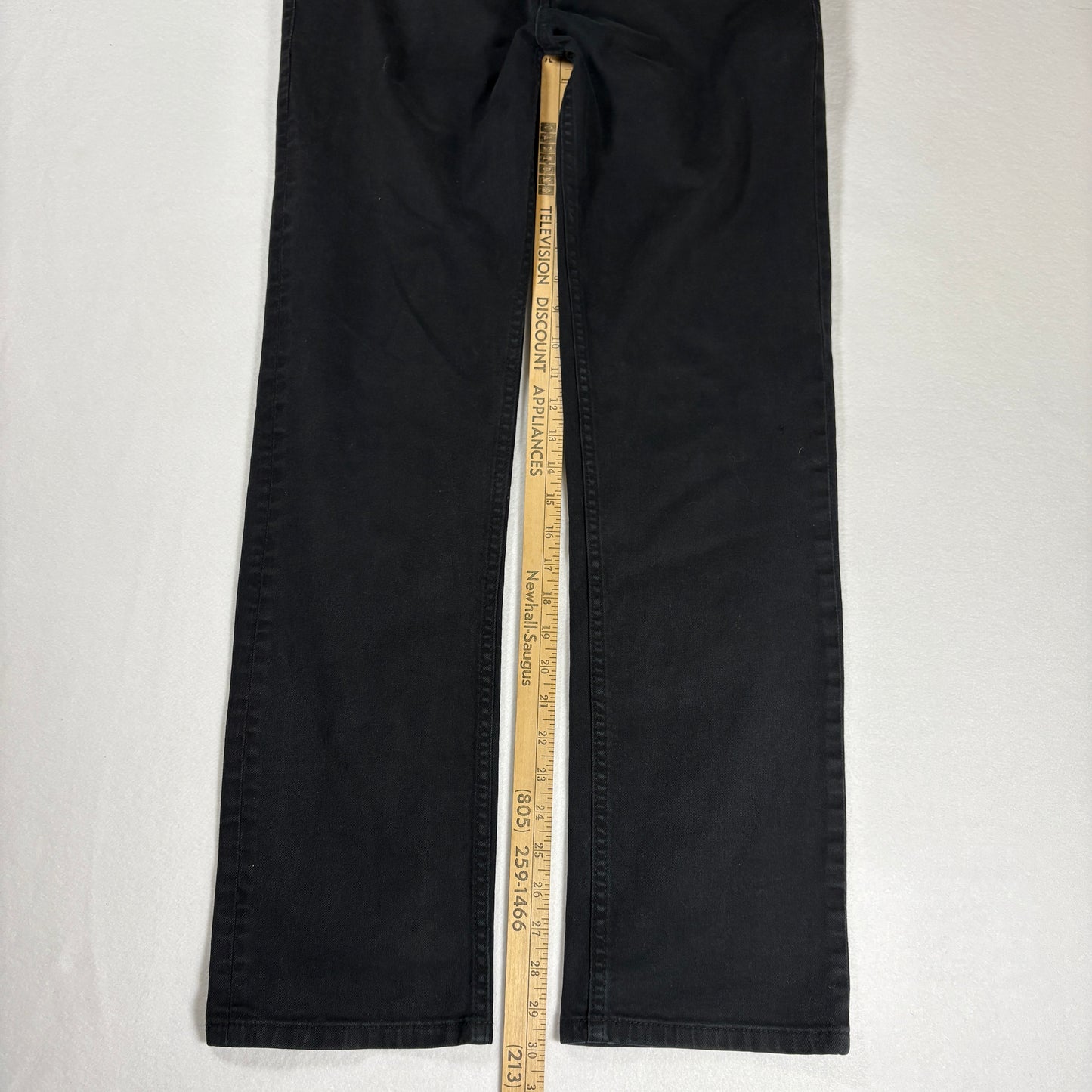 RSQ Jeans Men’s Black New York Slim Straight Denim Pants Size 32x32