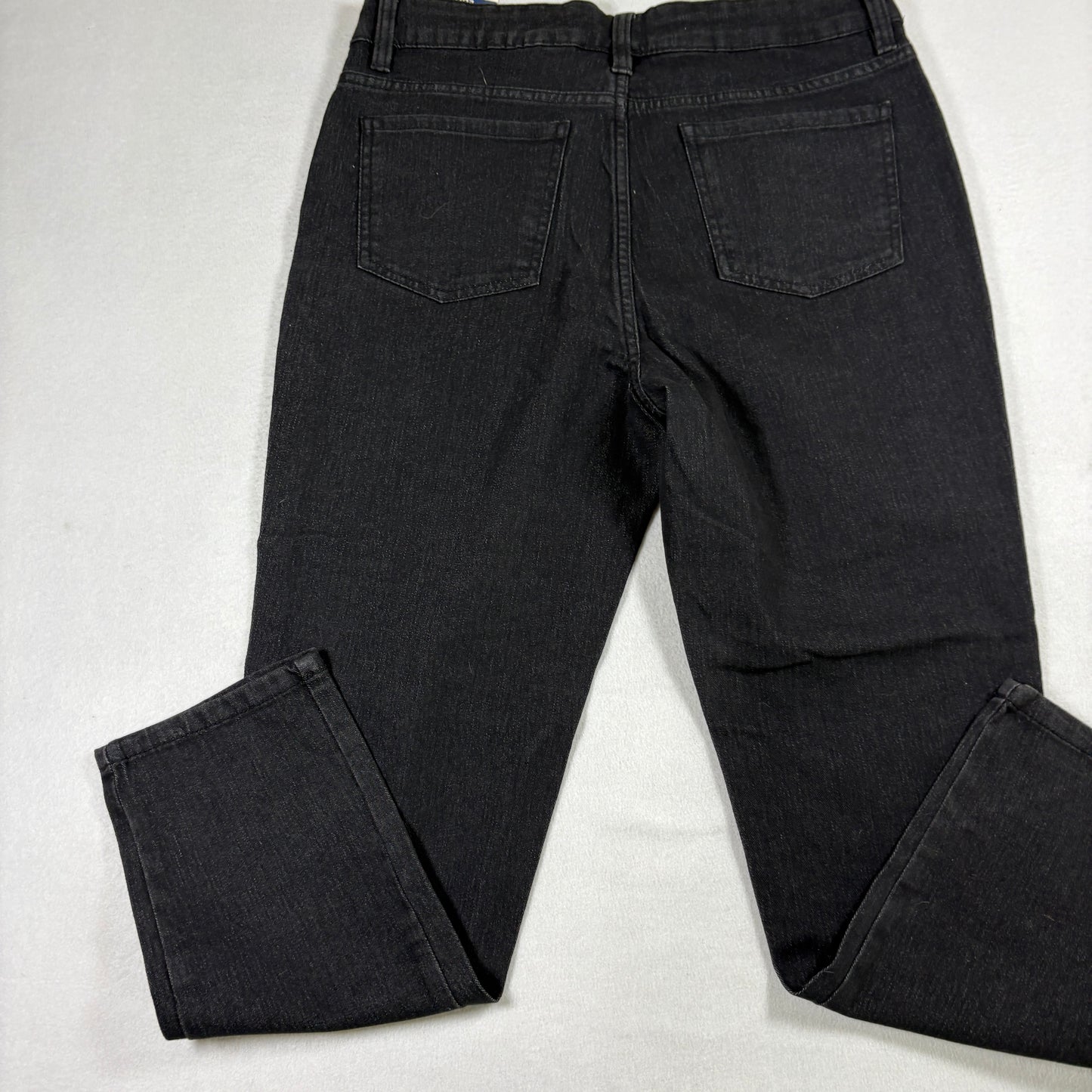Basic Editions Womens Jeans 6 Black Denim Straight Stretch NWT Vintage Y2K Kmart
