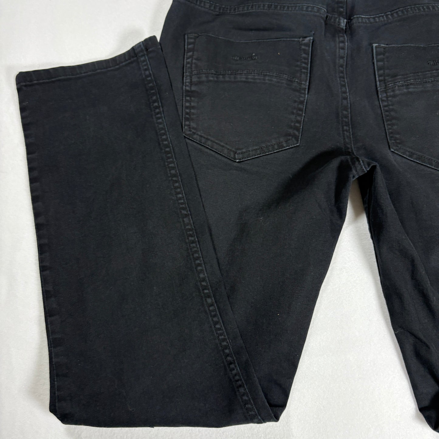 RSQ Jeans Men’s Black New York Slim Straight Denim Pants Size 32x32