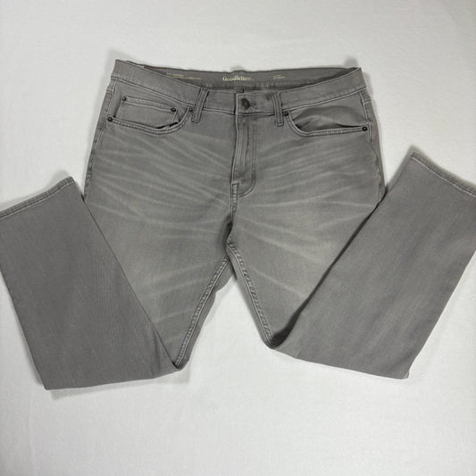 Goodfellow & Co Men’s Gray Jeans Slim Straight Fit Size 38x30