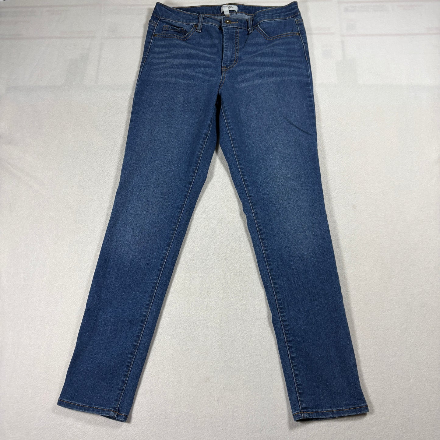 Jessica Simpson Womens Size 6 Blue Stretch Skinny Jeans Mid Rise Denim Pants