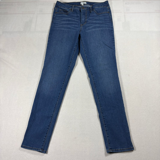 Jessica Simpson Womens Size 6 Blue Stretch Skinny Jeans Mid Rise Denim Pants