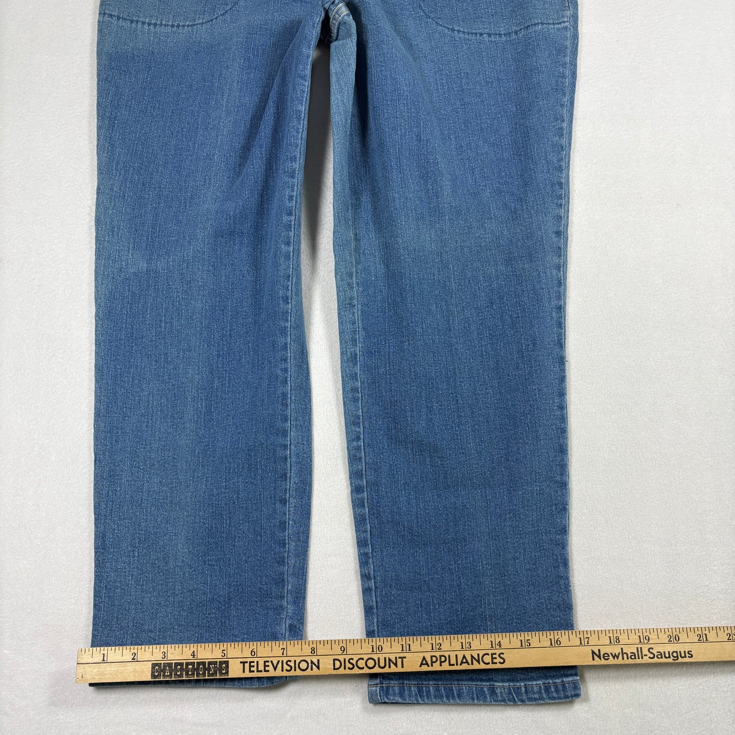 Terra & Sky Womens Plus 14W Petite Jeans NWT Straight Comfort Waist Stretch Denim