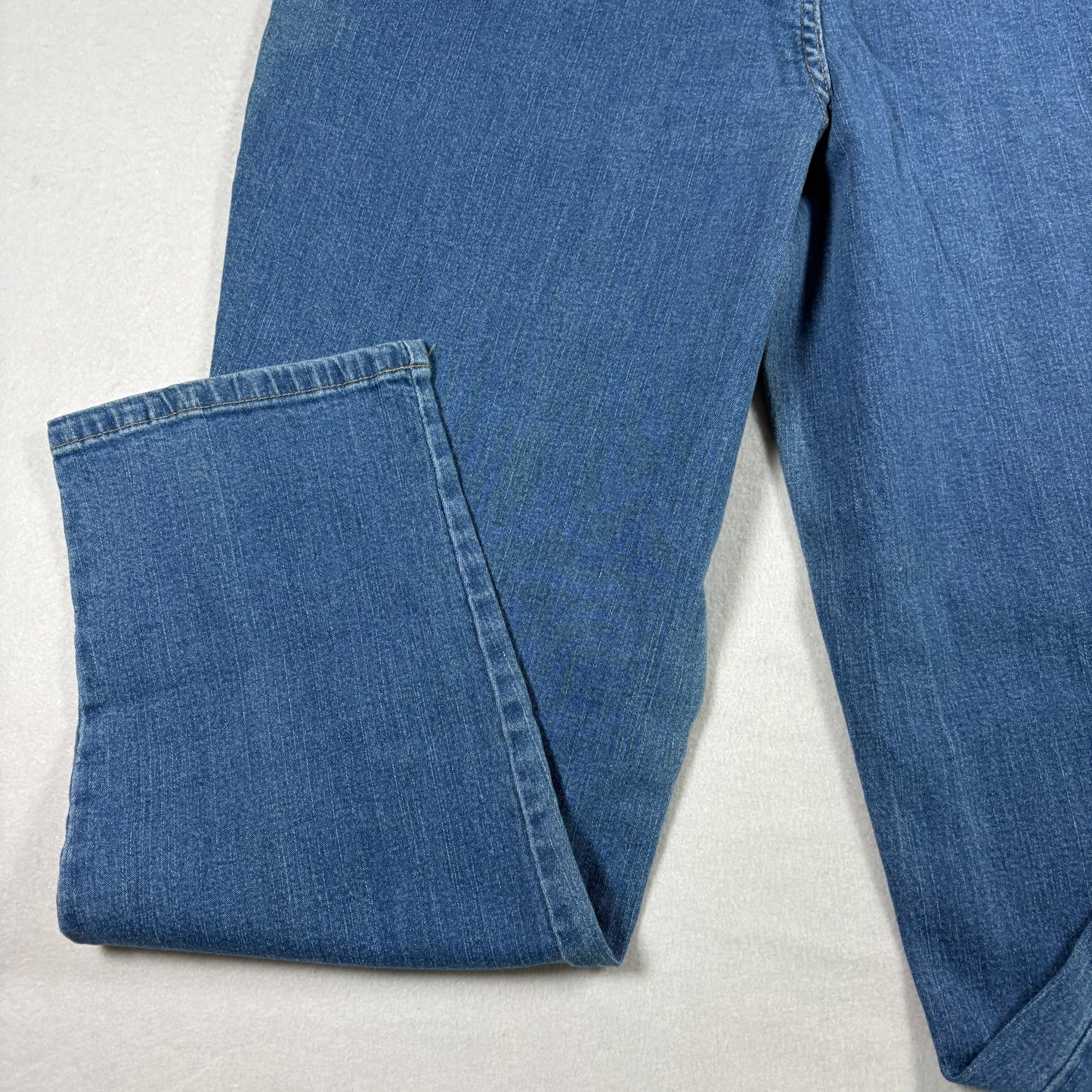 Terra & Sky Womens Plus 14W Petite Jeans NWT Straight Comfort Waist Stretch Denim