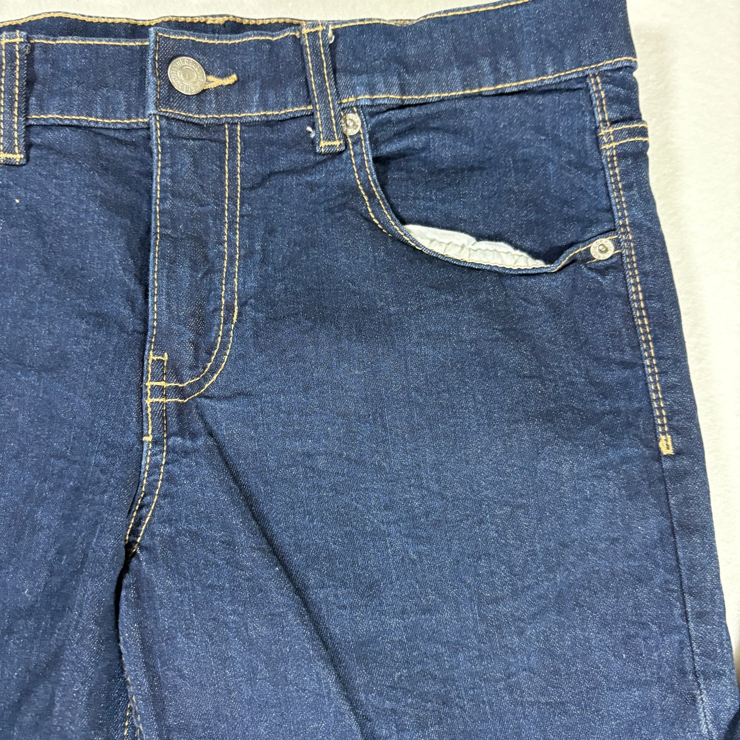 Thereabouts Boys Jeans Size 16 Husky Straight Fit Dark Wash Denim