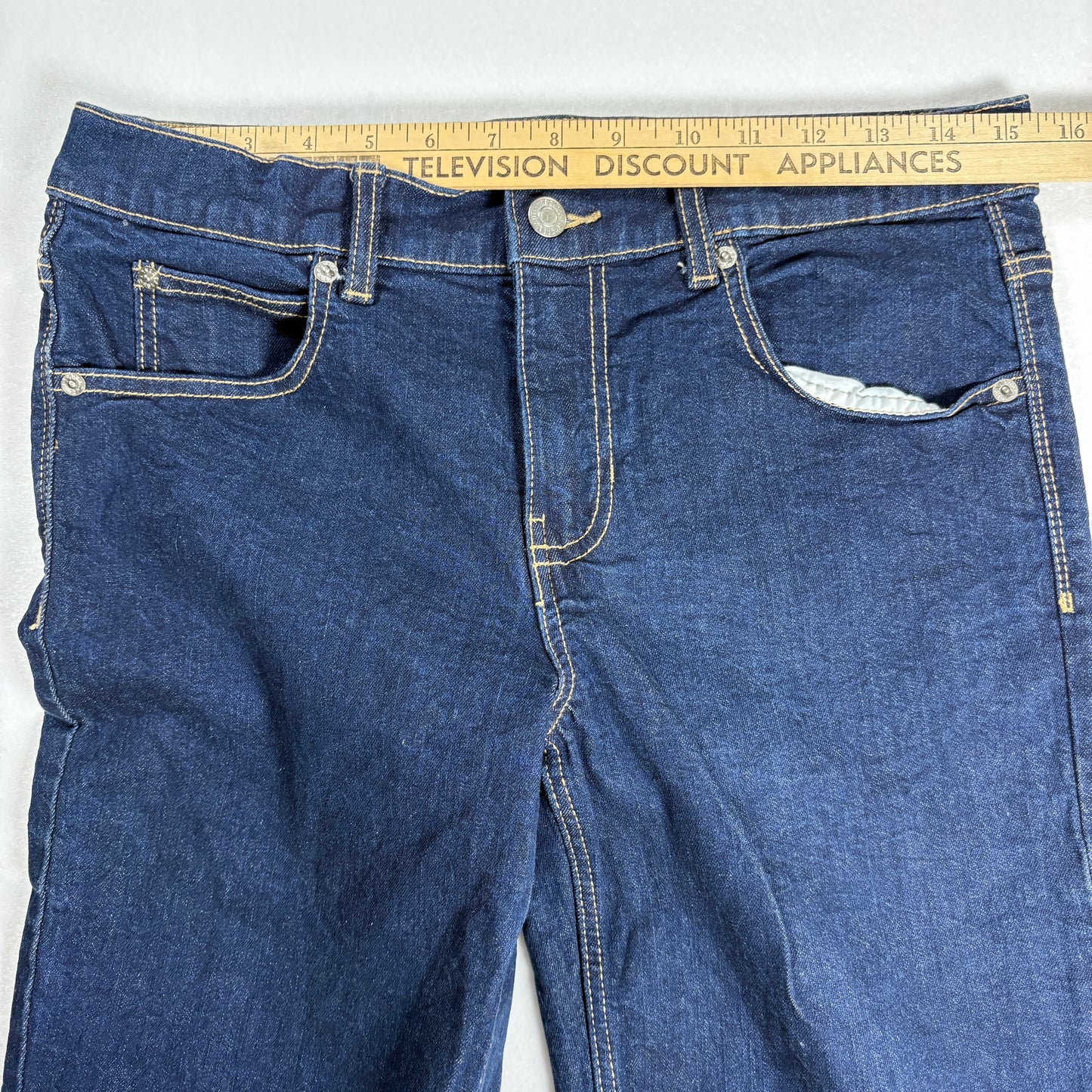 Thereabouts Boys Jeans Size 16 Husky Straight Fit Dark Wash Denim