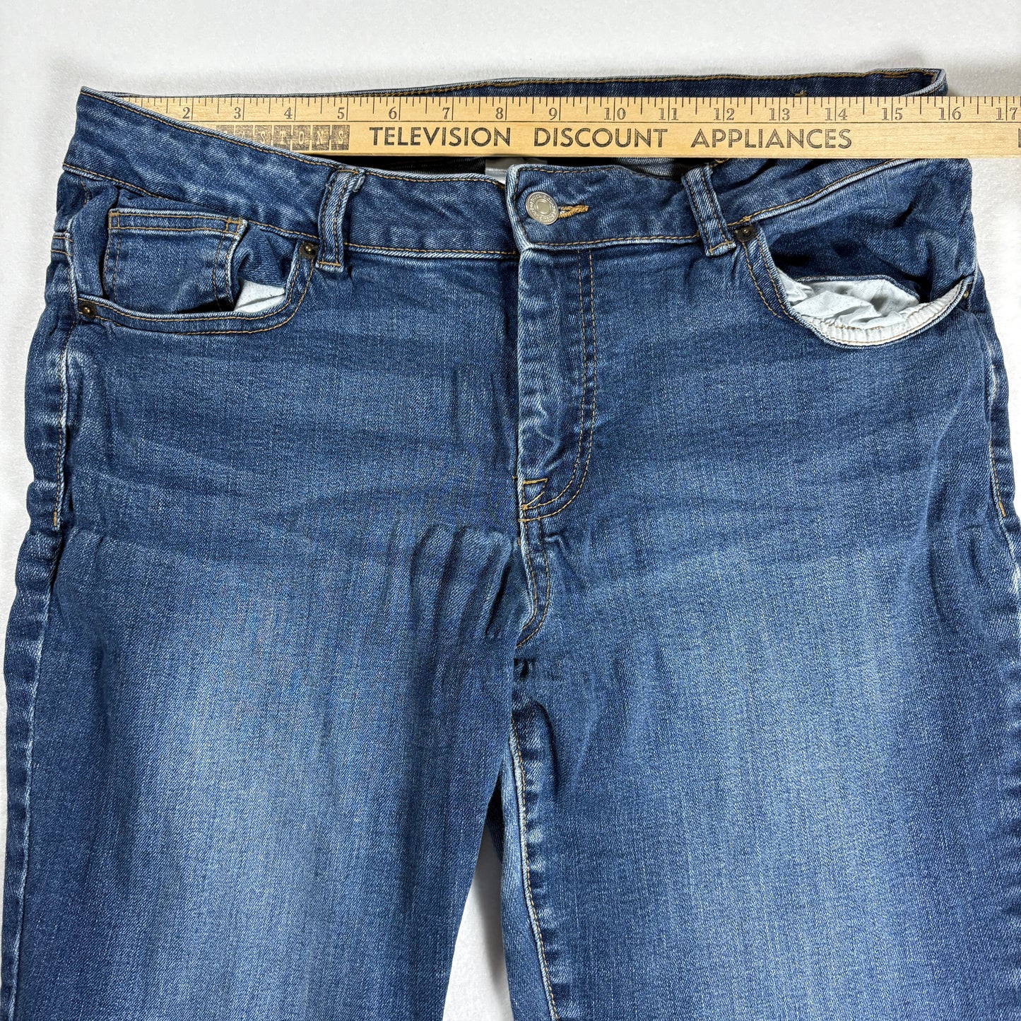 Roebuck & Co. Jeans Size 14 Boys Skinny Fit Blue Denim Made in Bangladesh