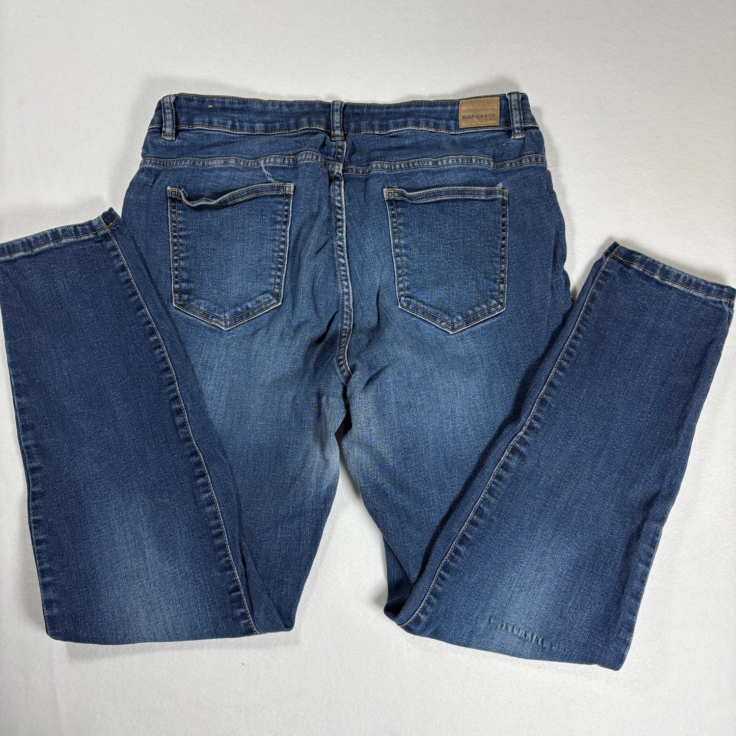 Roebuck & Co. Jeans Size 14 Boys Skinny Fit Blue Denim Made in Bangladesh