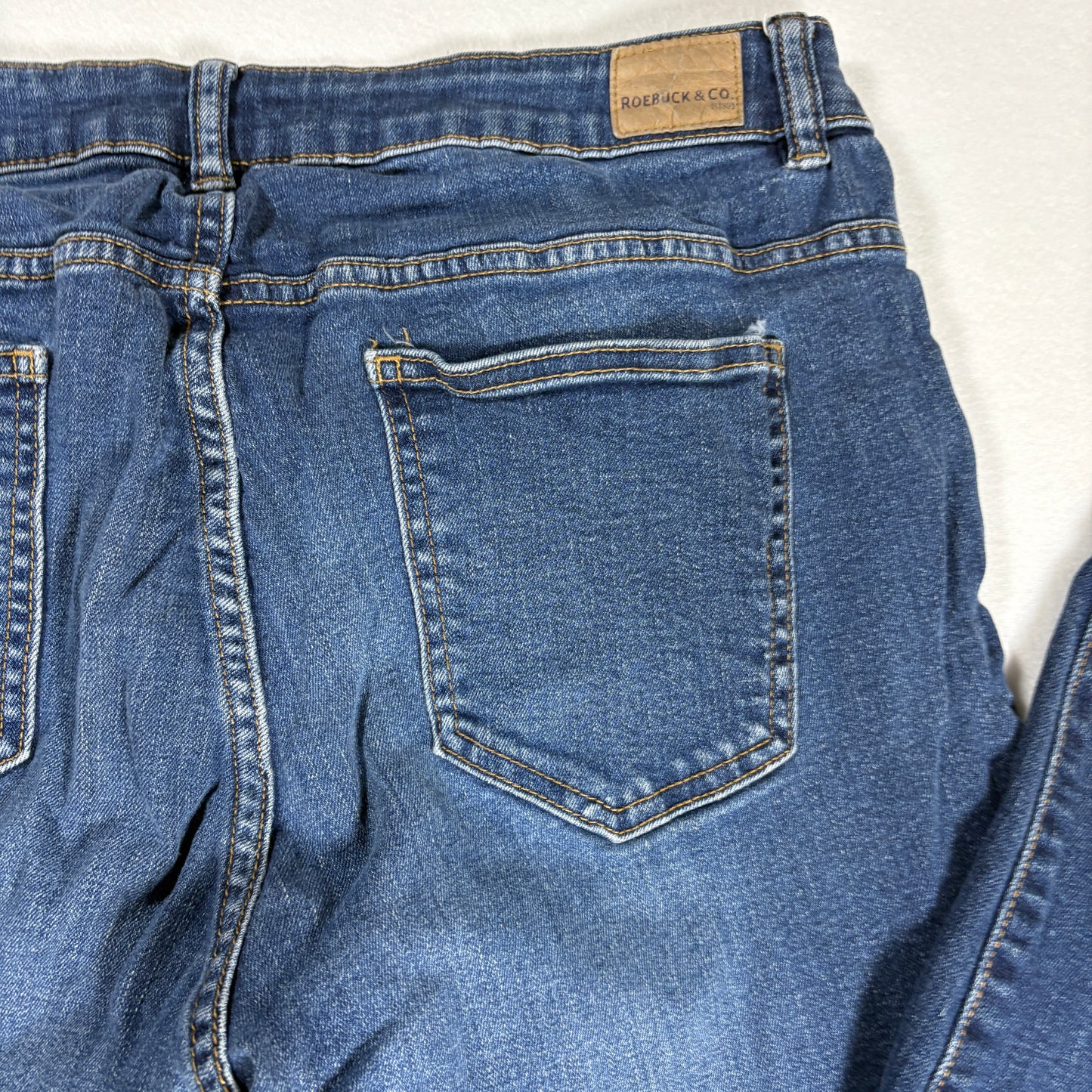 Roebuck & Co. Jeans Size 14 Boys Skinny Fit Blue Denim Made in Bangladesh