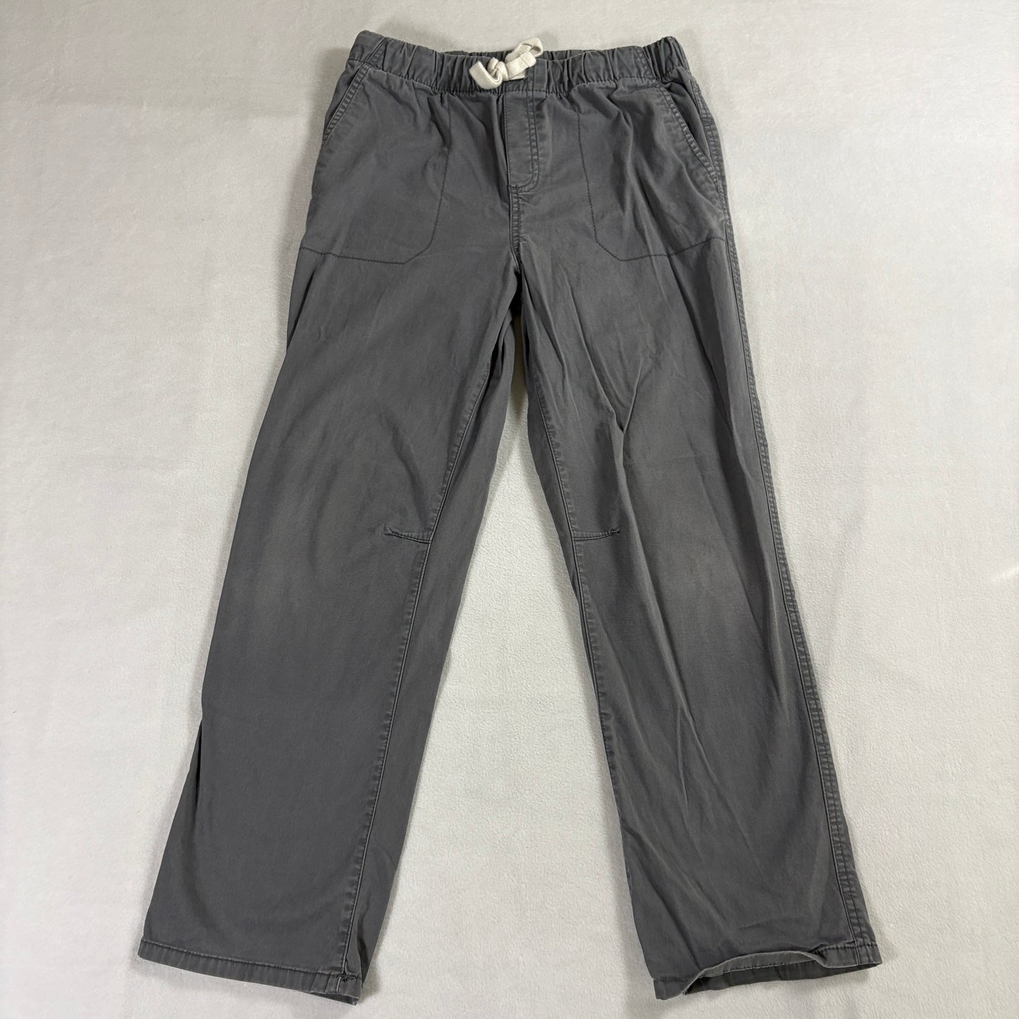 Cat & Jack Boys Gray Jogger Pants Youth 16 Elastic Waist Drawstring Casual Pants