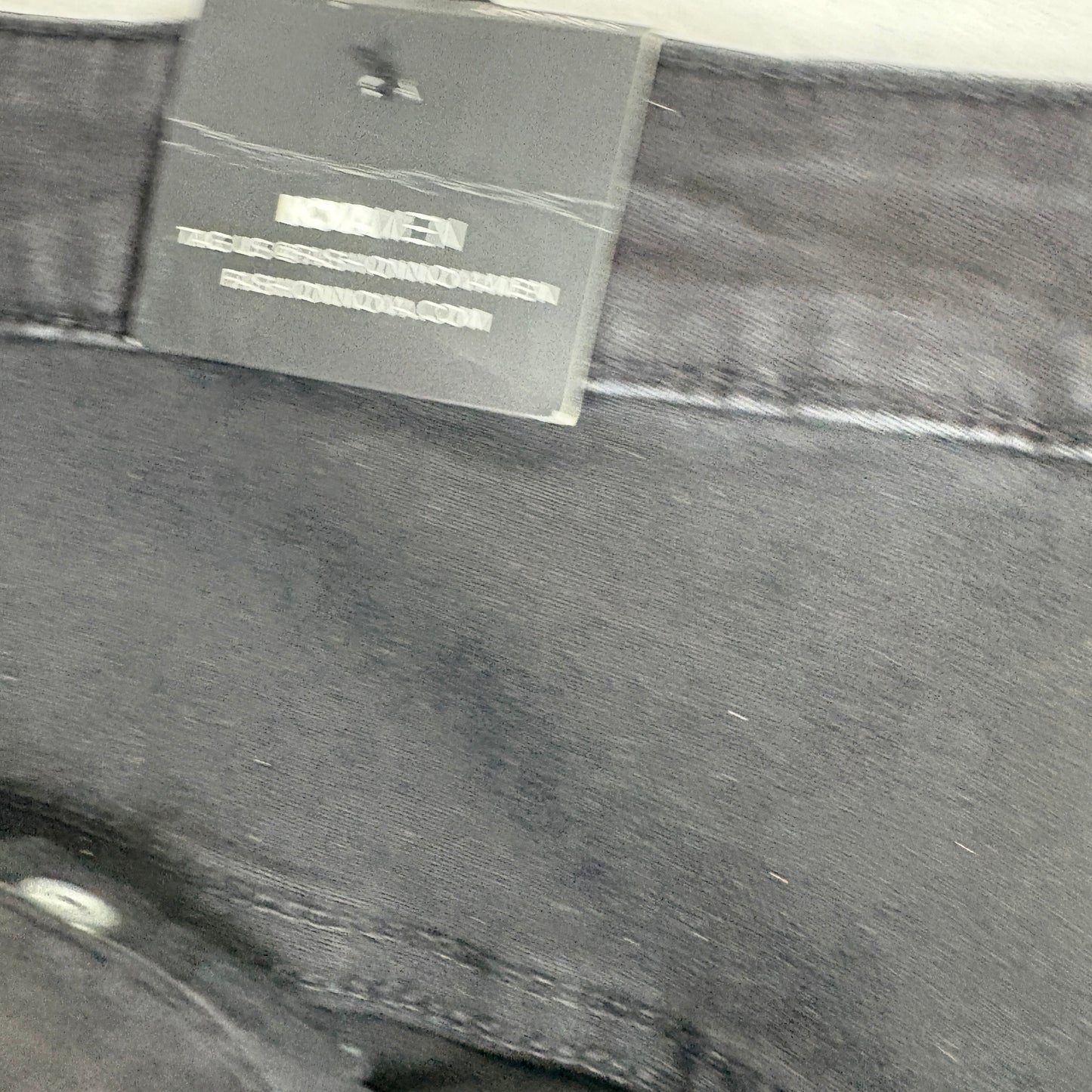 Nova Men Jeans 42 Black Distressed Carpenter Relaxed Fit Paint Splatter NWT