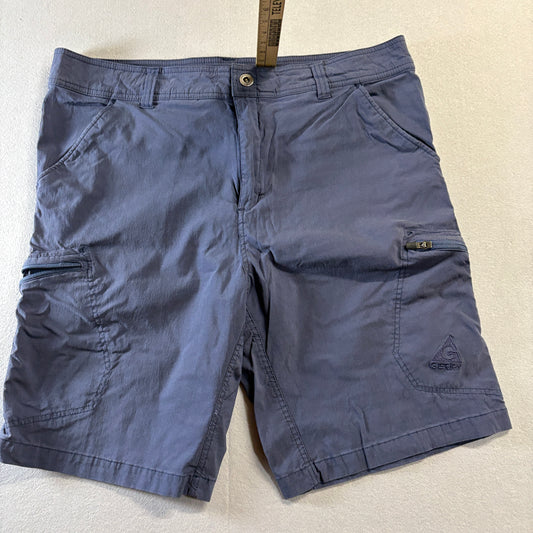 Gerry Hiking Cargo Shorts Blue Outdoor Utility Trail Gorpcore Mens 38