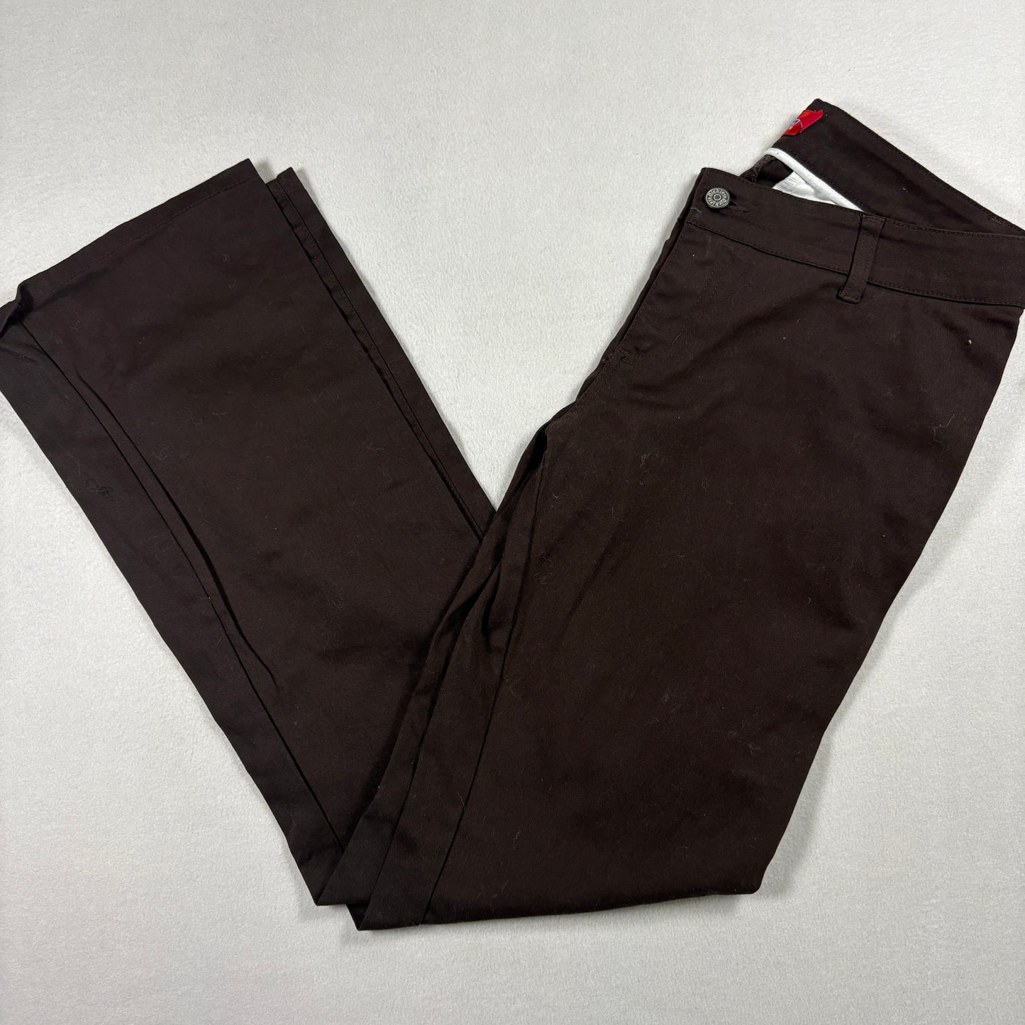 Dickies Womens Pants 11 Brown Workwear Straight Leg Y2K 90s Vintage Grunge