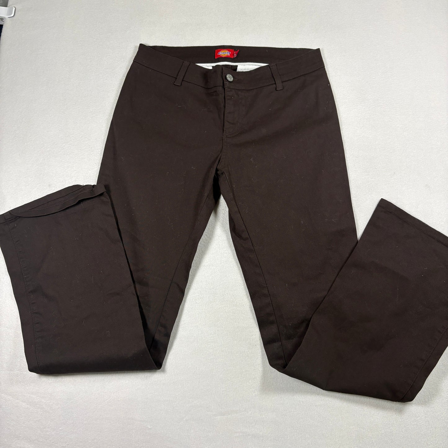 Dickies Womens Pants 11 Brown Workwear Straight Leg Y2K 90s Vintage Grunge