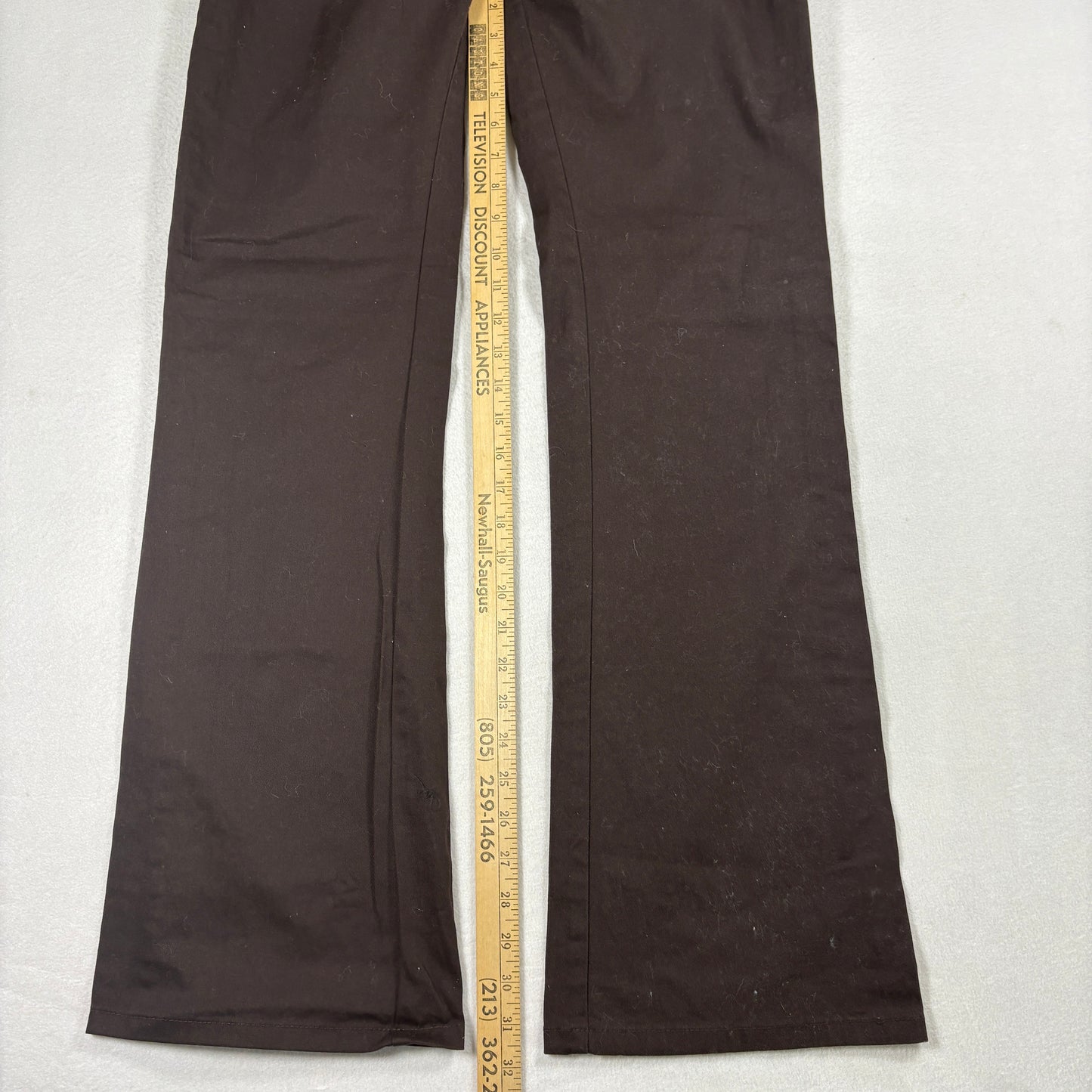 Dickies Womens Pants 11 Brown Workwear Straight Leg Y2K 90s Vintage Grunge