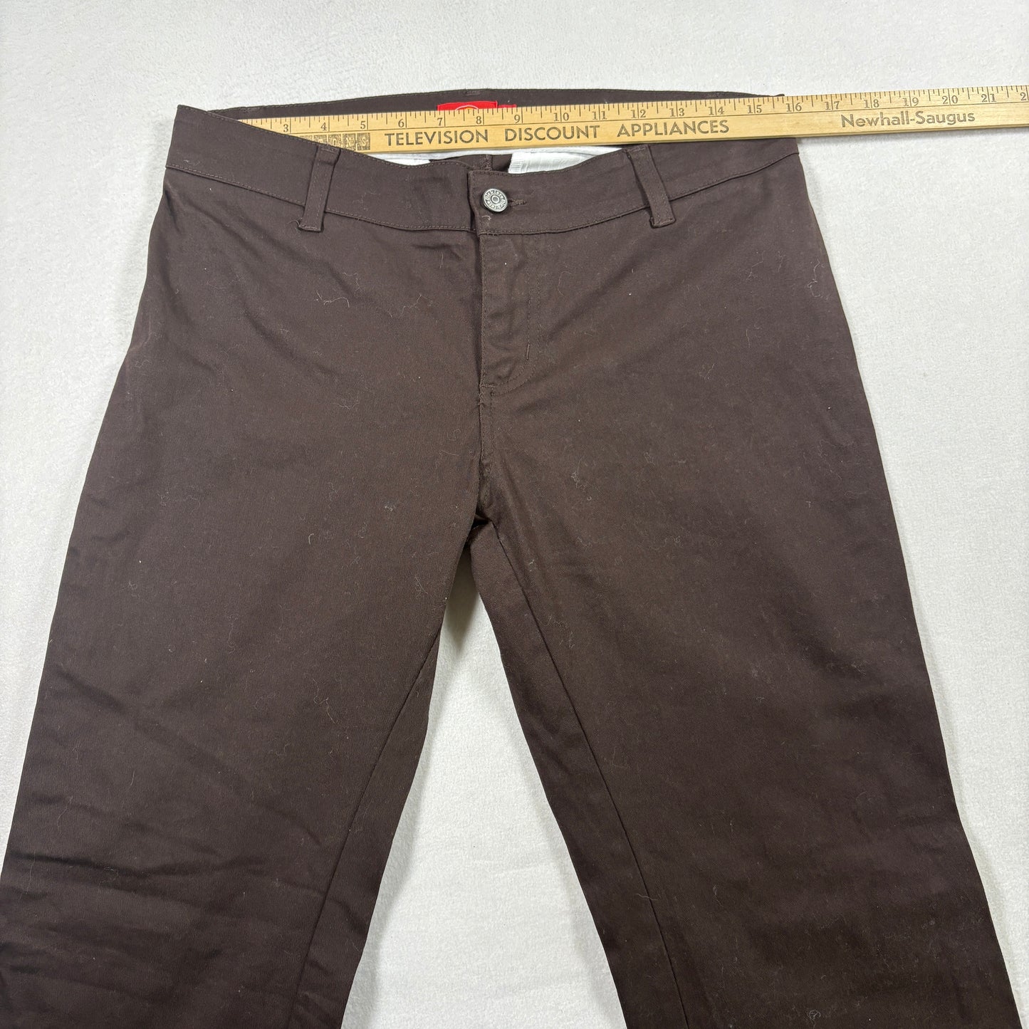 Dickies Womens Pants 11 Brown Workwear Straight Leg Y2K 90s Vintage Grunge