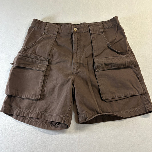 High Sierra Cargo Shorts Brown Utility Hiking Workwear Outdoor Mens 36