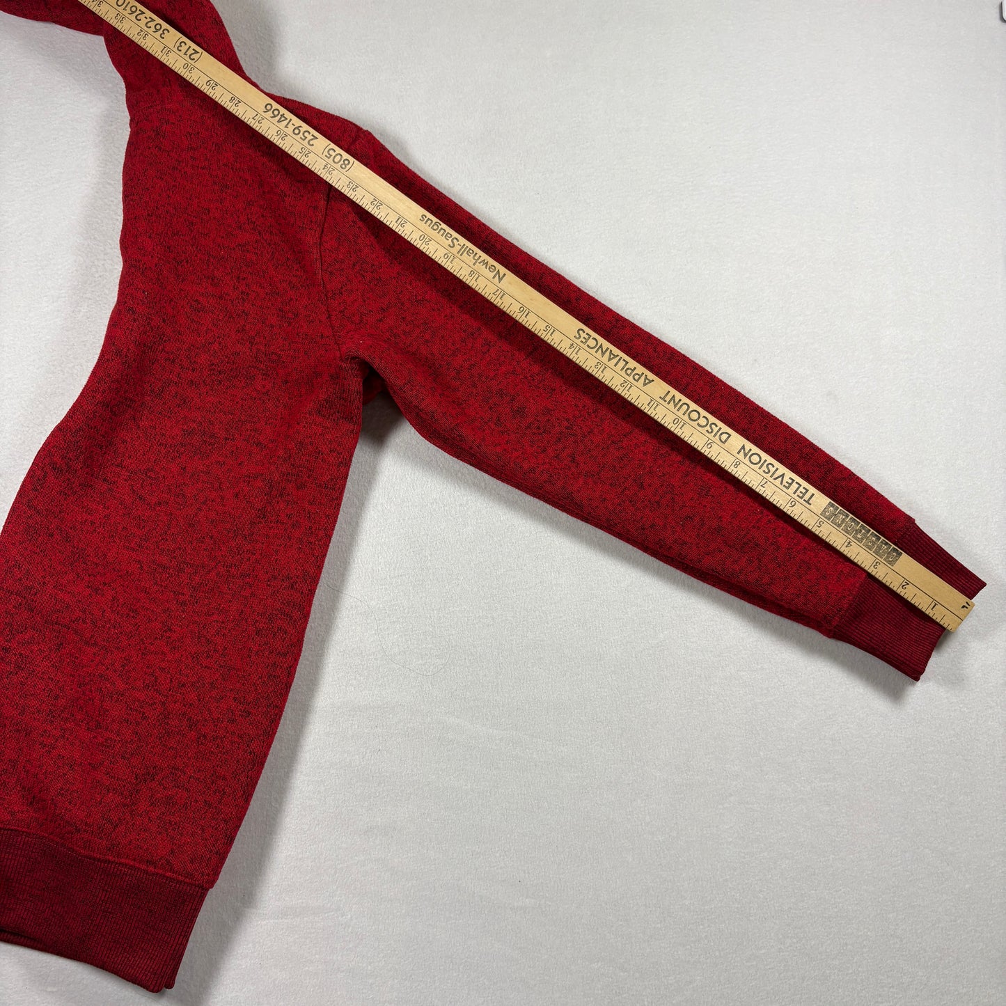 Jordan Youth Hoodie XL Red Full Zip Sweatshirt Jumpman Logo Y2K 90s Vintage