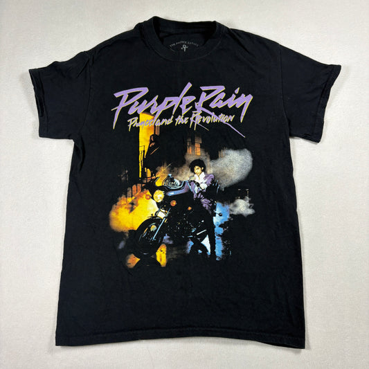 Prince Purple Rain T Shirt Mens Black Band Tee Graphic Rock Vintage Y2K Grunge