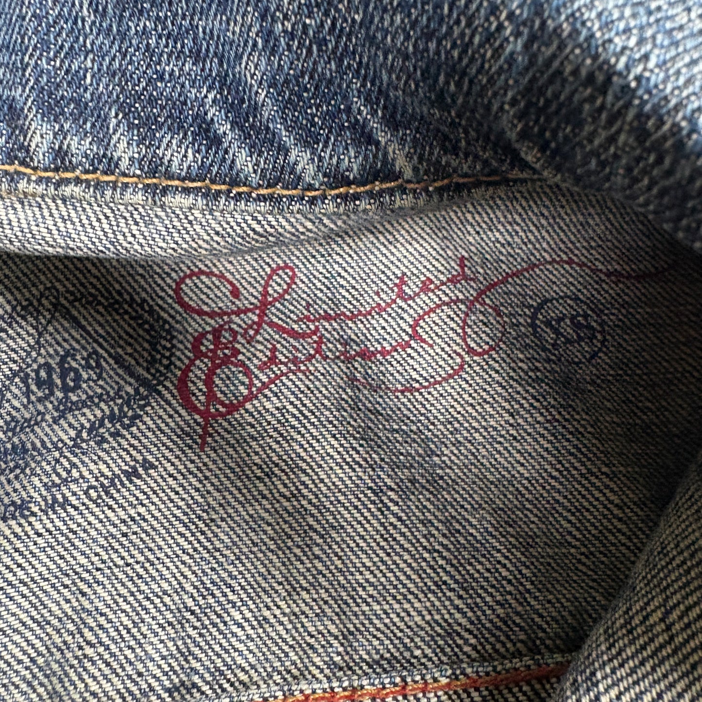 Gap Womens S Denim Jacket Limited Edition Trucker Distressed Blue Y2K 90s