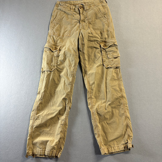 American Eagle Cargo Pants Womens 2 Regular Fits Like 25x29 Khaki Utility