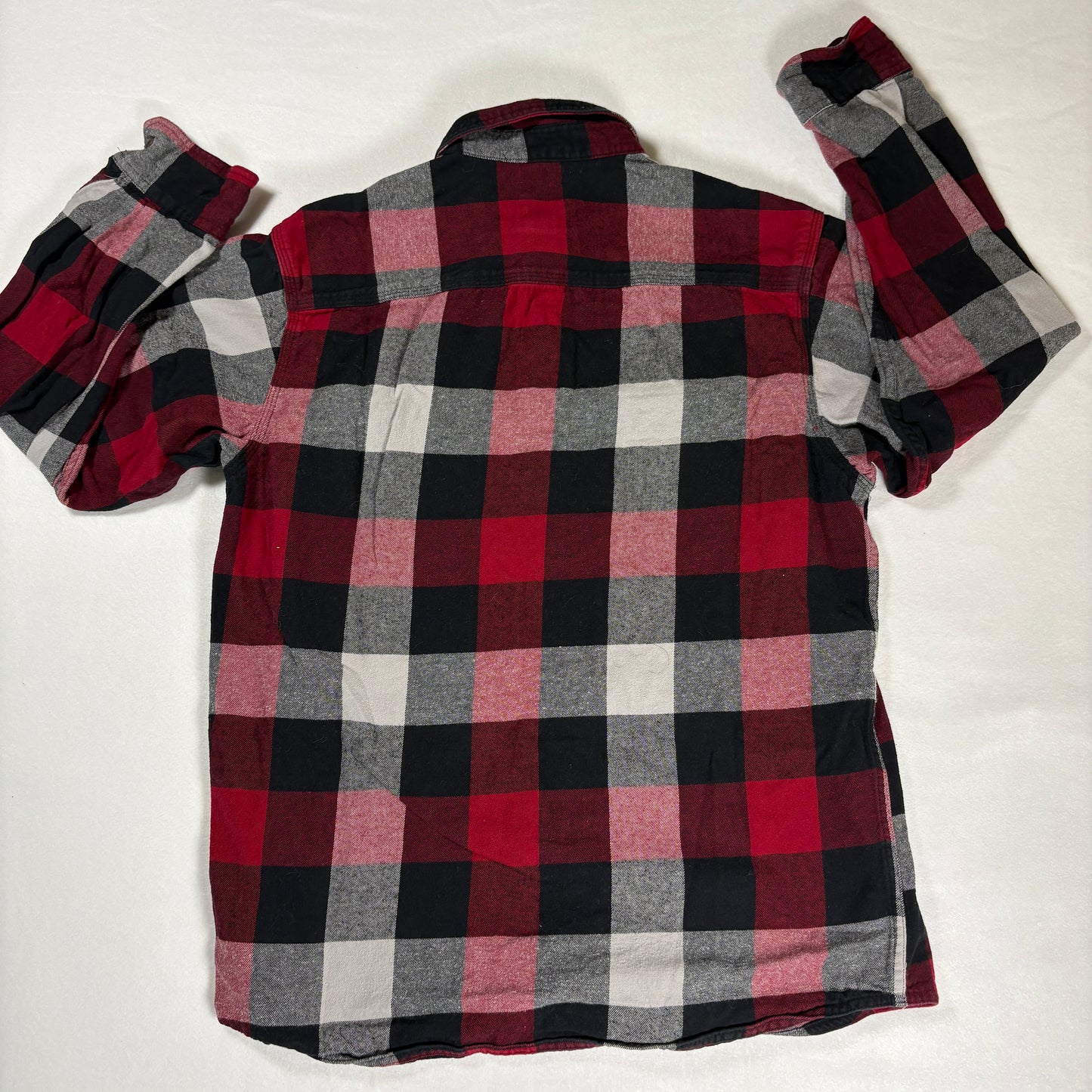 RedHead Flannel Shirt Men M Plaid Buffalo Check Long Sleeve Button Front Outdoor