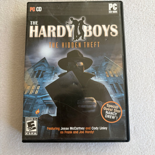 Hardy Boys The Hidden Theft PC CD-ROM Game 2 Disc Adventure Mystery Complete