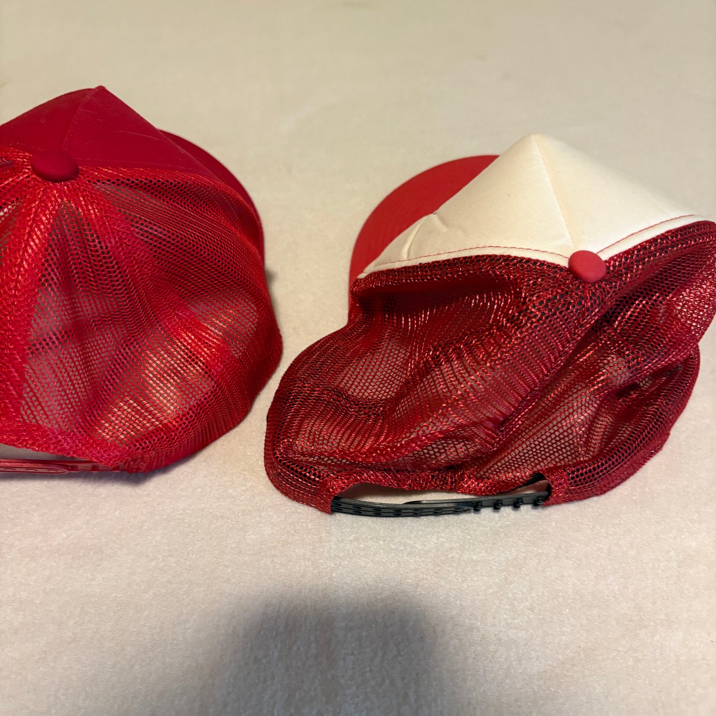 Lot 3 Bass Pro Shops Trucker Hats Mesh Snapback Fishing Caps Red Khaki Vintage