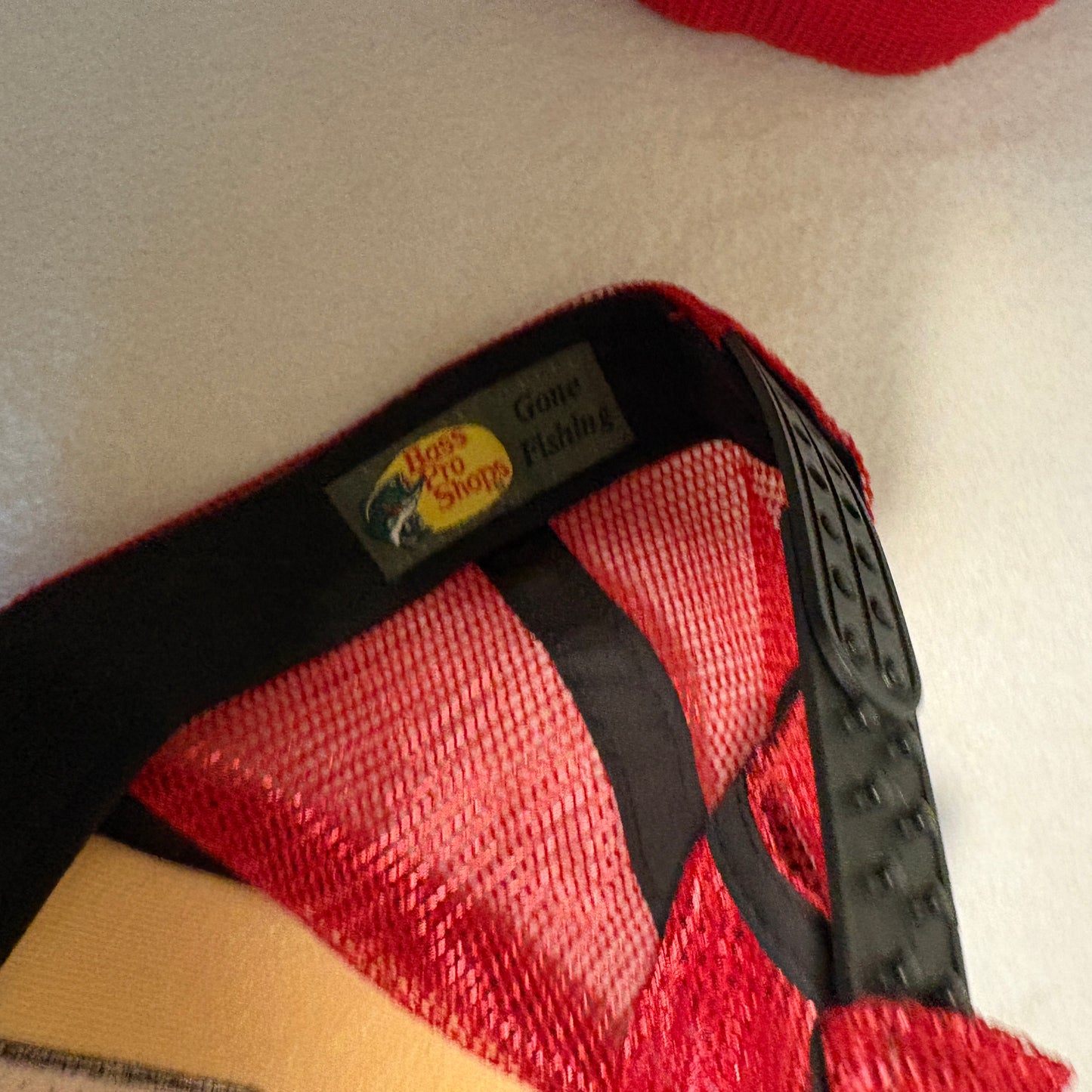 Lot 3 Bass Pro Shops Trucker Hats Mesh Snapback Fishing Caps Red Khaki Vintage