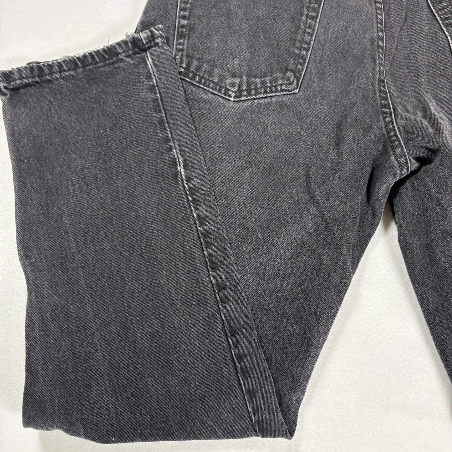 Rustler Jeans Men 36x30 Black Denim Straight Leg Classic Fit 100% Cotton