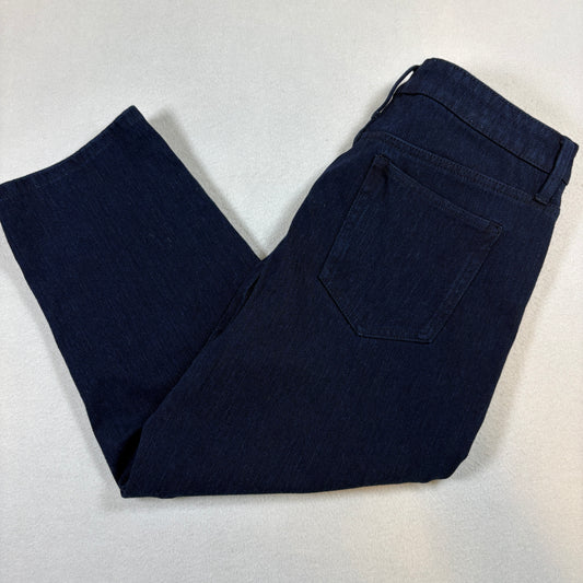 Coldwater Creek Womens Jeans Size 12 Dark Wash Straight Denim Y2K 90s Classic