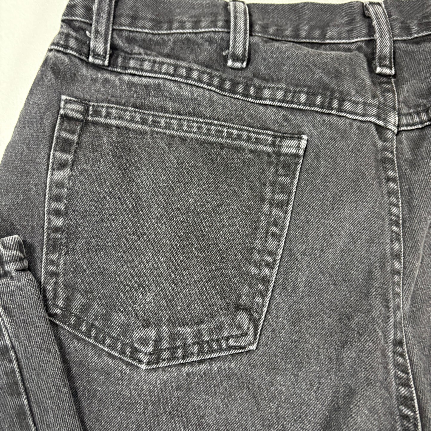 Rustler Jeans Men 36x30 Black Denim Straight Leg Classic Fit 100% Cotton