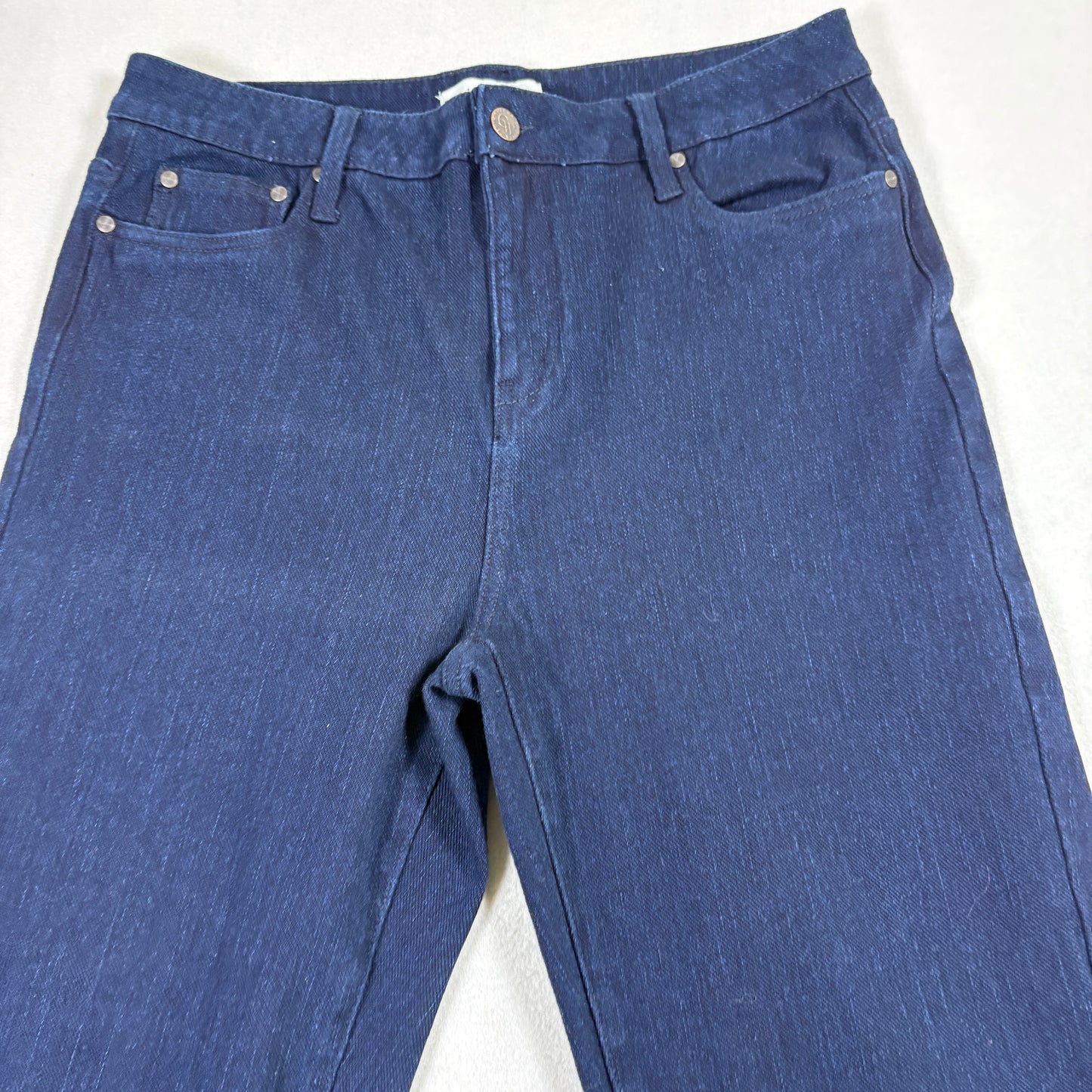 Coldwater Creek Womens Jeans Size 12 Dark Wash Straight Denim Y2K 90s Classic